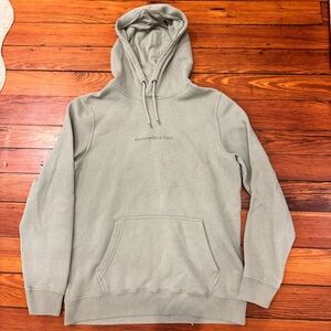 Abercrombie & Fitch Light Olive Green Hoodie